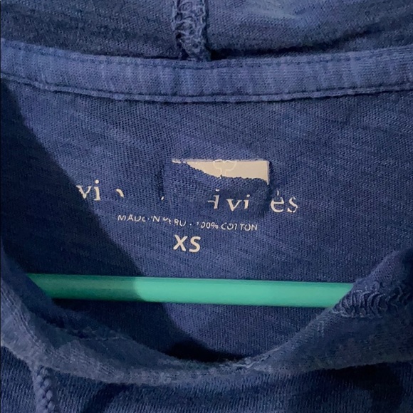 Vineyard Vines XS Shirt Curved Hem Tunic Hoodie - Picture 4 of 11